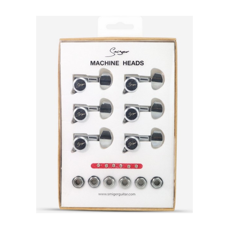 Smiger STA-30B-CR Колки для гитары, локовые, 6л, хром