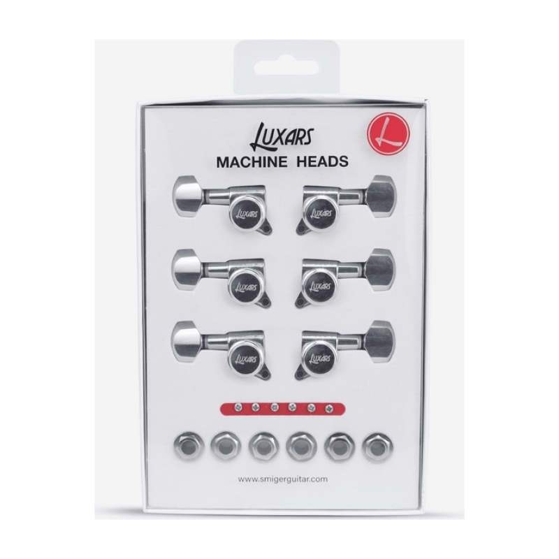 Smiger LTA-50A Колки для гитары, локовые, 3+3, хром