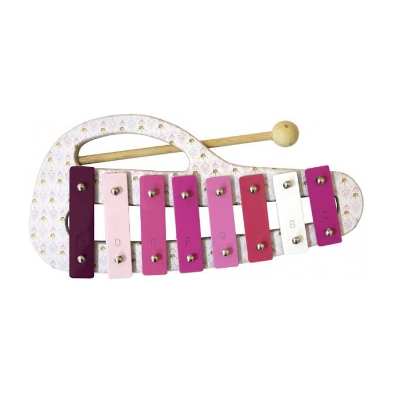 FLIGHT DISNEY FDSN-5PR Металлофон Принцессы, 8 нот, 1 палочка