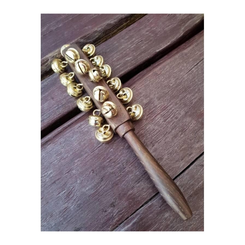 FLIGHT FJO-FLAT Джингл-стик деревянный с 18 бубенчиками, дуб, плоские бубенцы