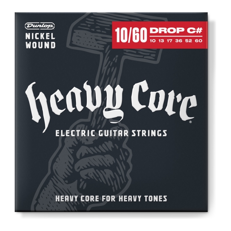 DUNLOP DHCN1060 Струны  для электрогитары Heavy Core 10-60