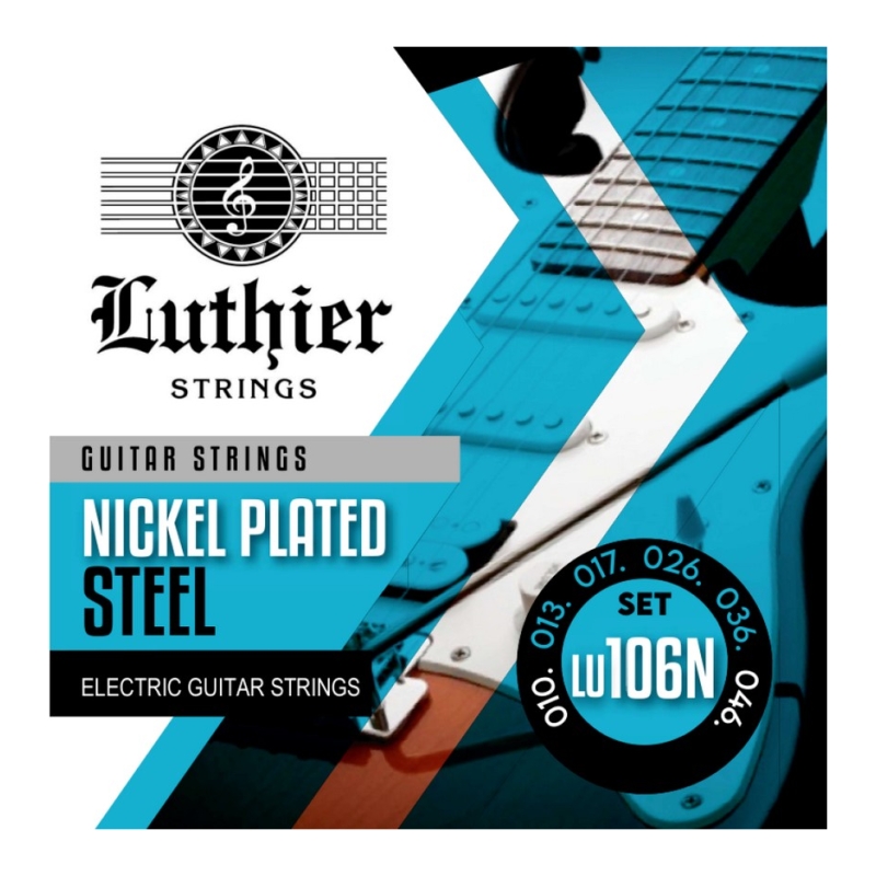Luthier LU-106N Комплект струн для электрогитары, никелированные, 10-46