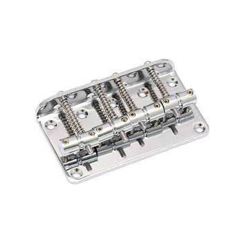 Metallor BB-01-CR Бридж (струнодержатель) бас-гитары, хром