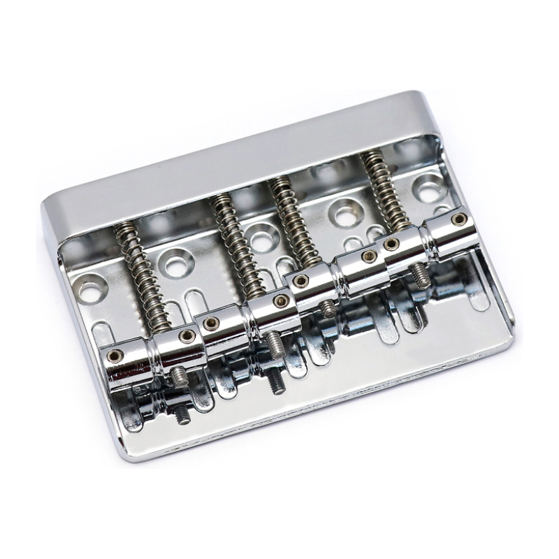Metallor BB-19-CR Бридж (струнодержатель) бас-гитары, хром