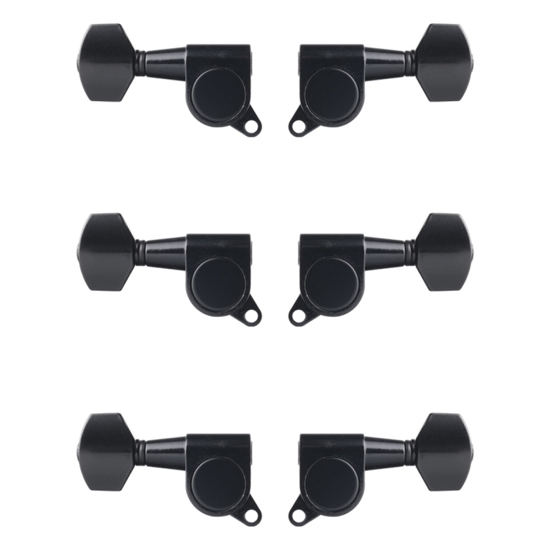 Metallor MH-04-BK-3+3 Колки для гитары 3+3, черные