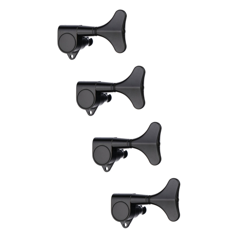 Metallor MHB-02-BK-4L Колки для бас-гитары 4л, черные