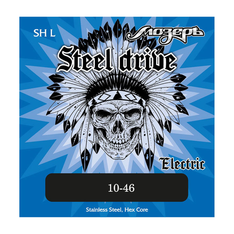 Мозеръ SH-L Steel Drive Комплект струн для электрогитары, сталь, 10-46