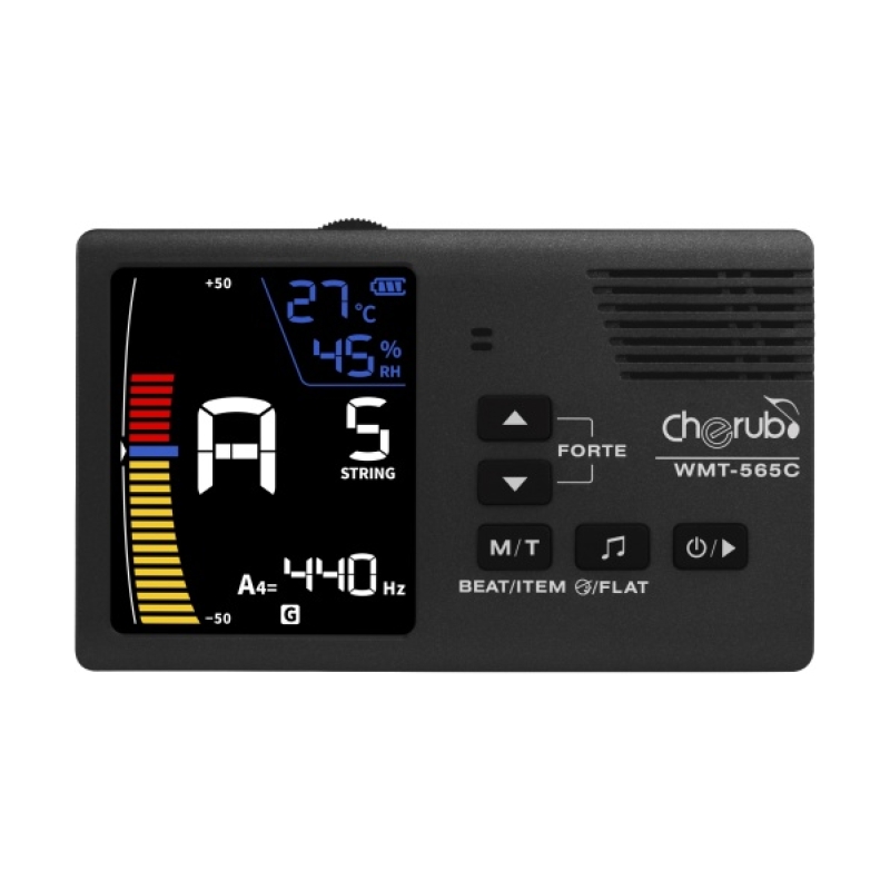 Cherub WMT-565C Метроном / тюнер / тон-генератор, с термометром и гигрометром