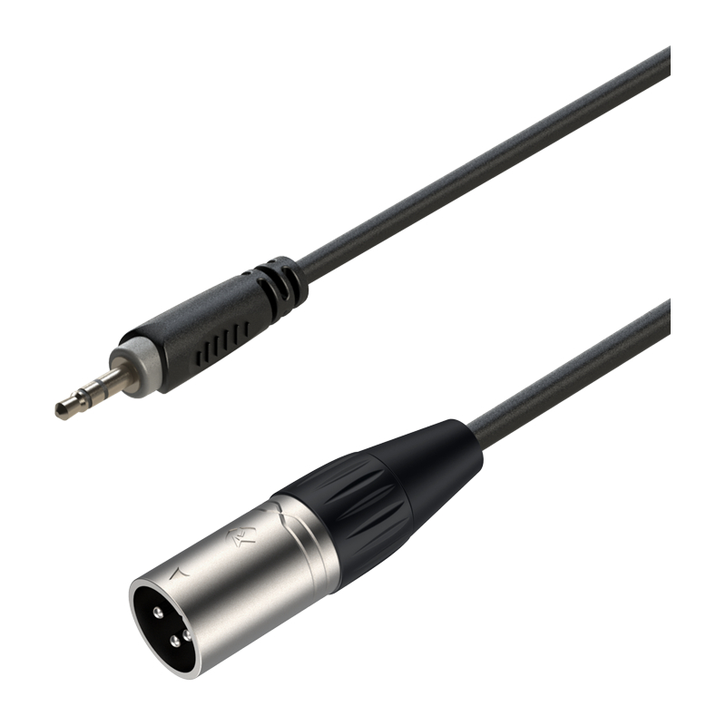 ROXTONE RACC425/1,5 Аудиокабель 3,5mm jack(S) - XLRM, 1,5м