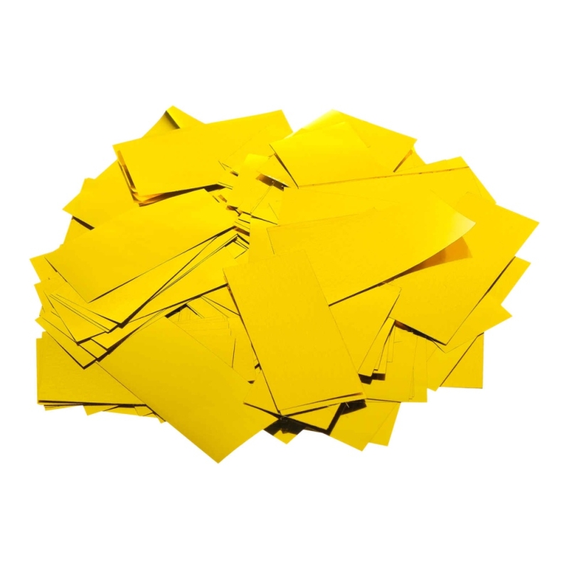 Foix OMCG Конфетти металлизированное 20х50мм, золотой, упаковка 1 кг