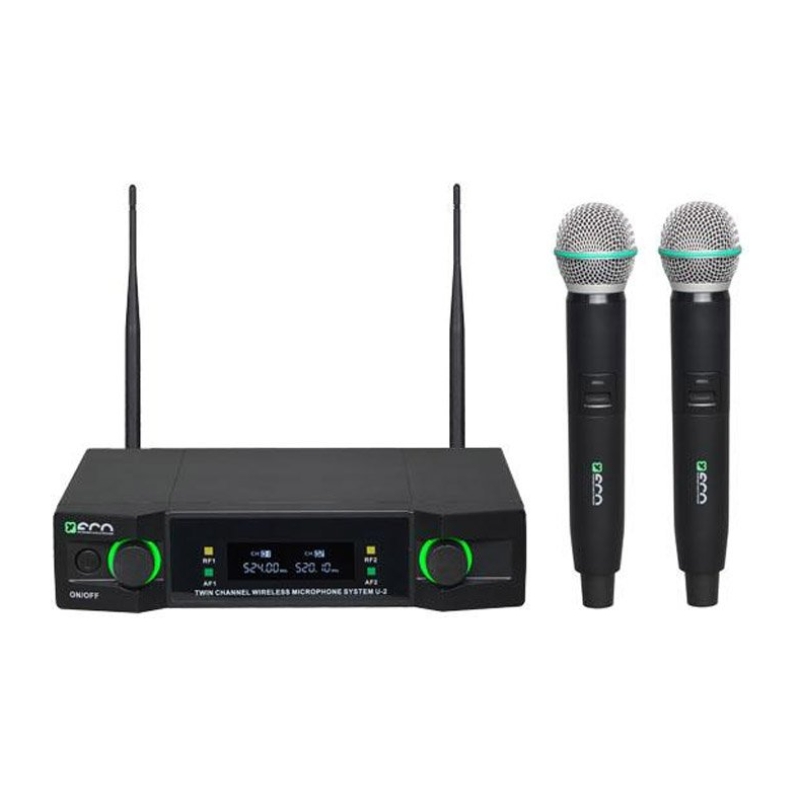 ECO by VOLTA U-2 Микрофонная радиосистема начального уровня с двумя ручными микрофонами
