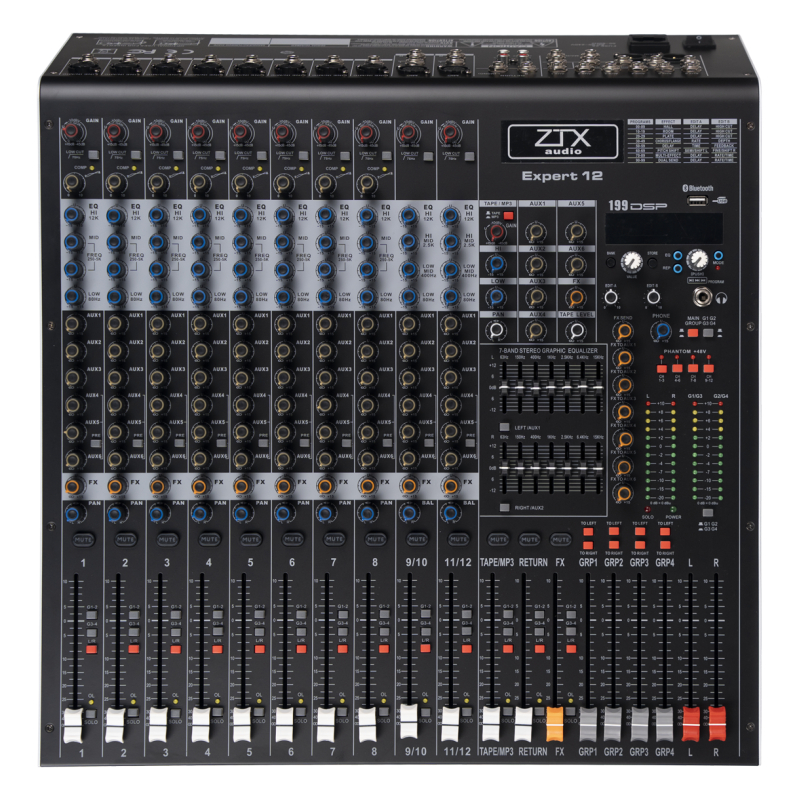 ZTX audio Expert 12 микшерный пульт