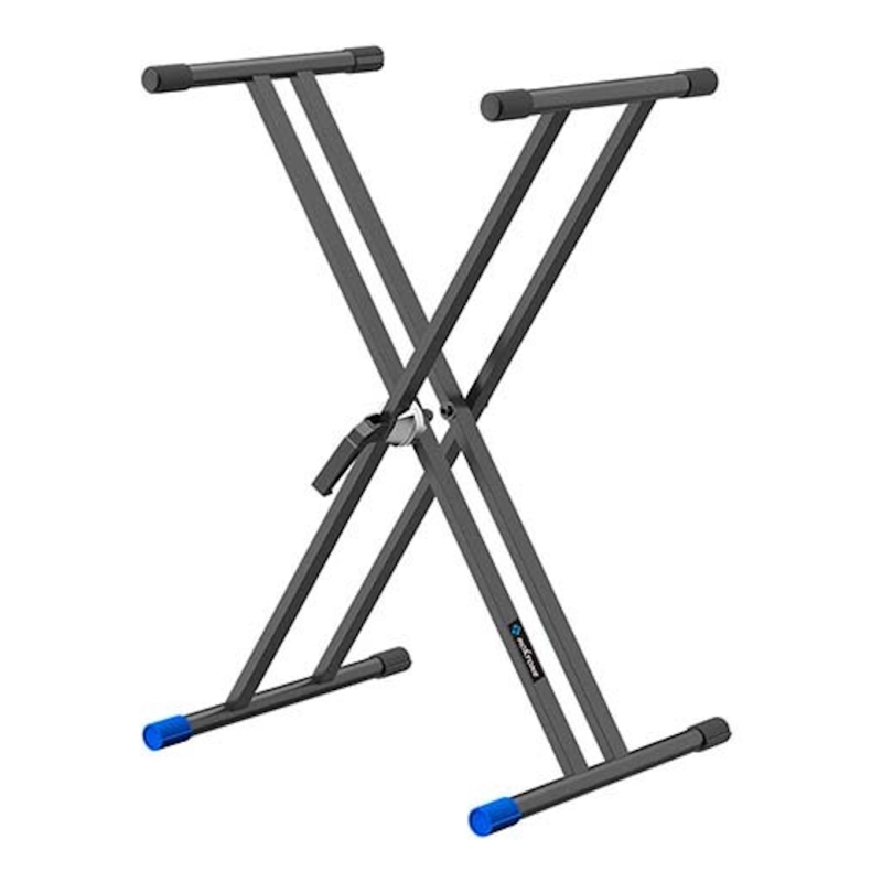 ROXTONE PKS120 Black Высококачественная усиленная X-cтойка под клавишные инструменты, высота: 54-93с