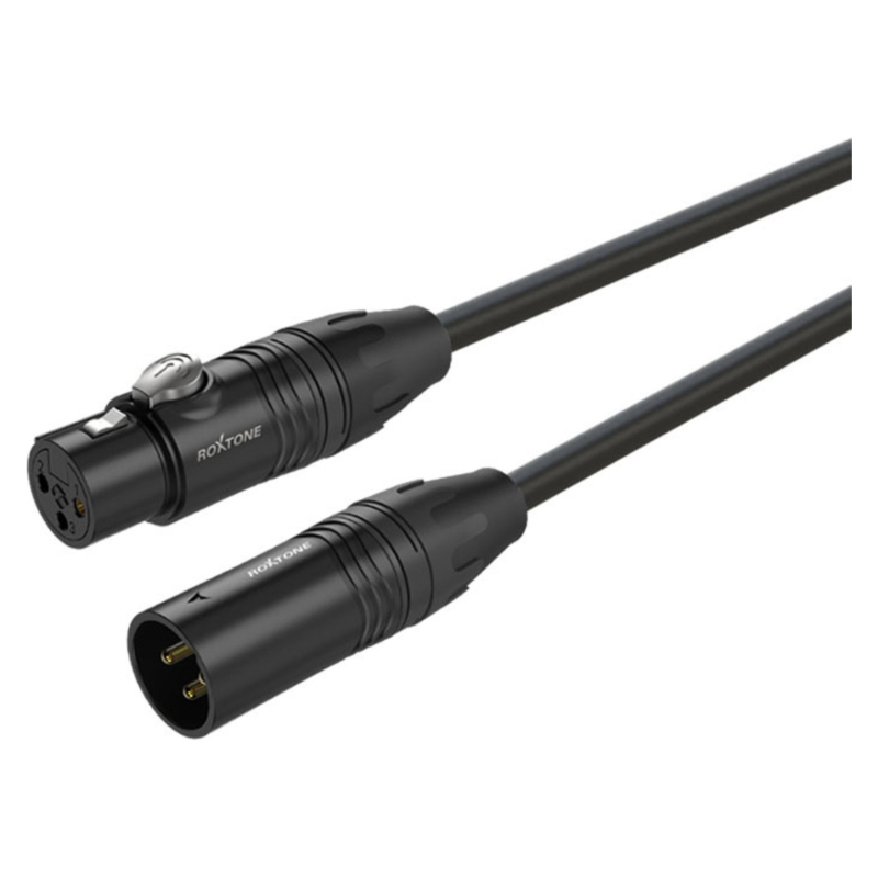 ROXTONE MMXX200/5 Кабель микрофонный (2x0,22mm2, D: 6.8мм) MC005, XLR(3P)(X3FBG) - XLR(X3MBG), 5м