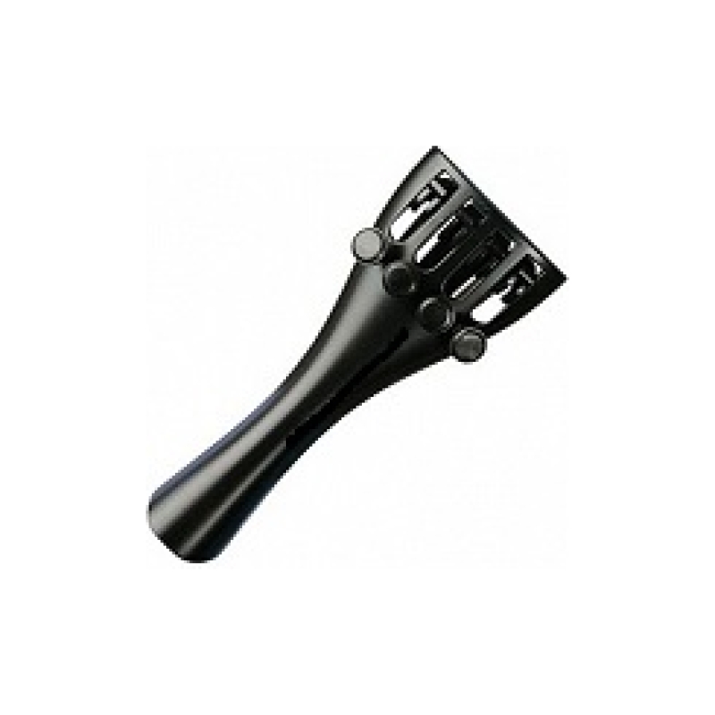 Струнодержатель для  скрипки  СTP-235 1/2 карбоновый с 4-мя машинками для микроподстройки, цвет-черн