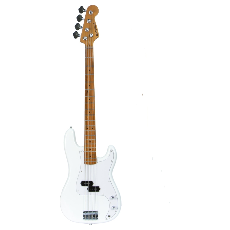 Bosstone BG-04 V.2 WH (2025) Бас гитара электрическая 4 струны цвет белый