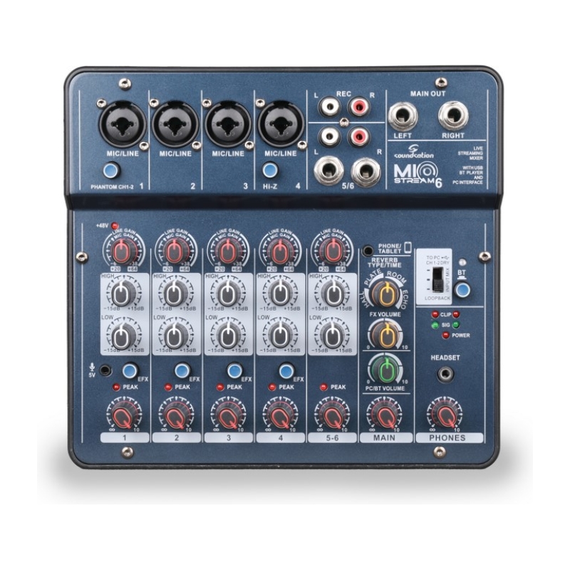 Soundsation MioStream6 Микшерный пульт, 6 каналов