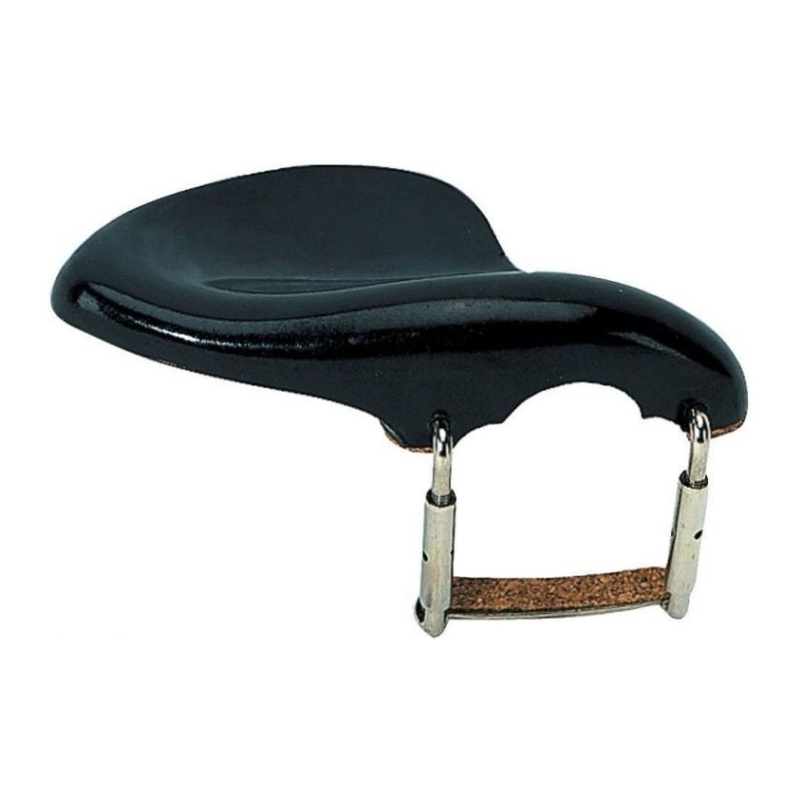 Подбородник для скрипки ECHR-278 4/4 материал EBONY(чёрное дерево), металлическое крепление