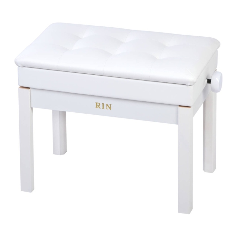 Rin LB-31WHM Банкетка, белая, искусственная кожа